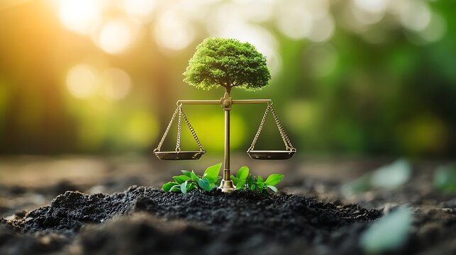 Environmental regulations international environmental law concept Climate or environmental justice International law for environmental protection sustainable business corporate and ind : Generative AI