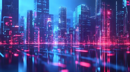 Futuristic Financial Tech Solutions with Sleek Digital Interface and Cutting Edge Analytics