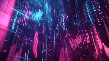 Dynamic Financial Technology with Sleek Digital Analytics Interface