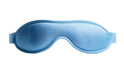 A soft blue sleep mask designed for comfort and relaxation. Ideal for improving sleep quality and blocking out light during rest.