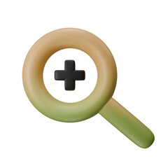 Obraz premium 3d Rendering Zoom In