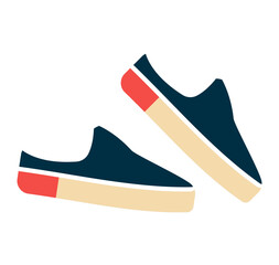 Sneakers Shoes Illustration Perfect for the illustration and design of menswear, fashion, and apparel