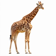 Obraz premium Tall Giraffe Standing with Graceful Posture