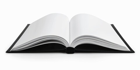 Fototapeta premium Professional business book cover isolated on white background