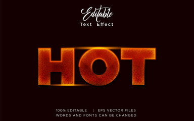 hot text effect