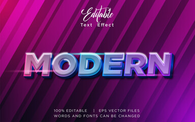 modern game text effect