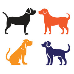 dog design icon illustration