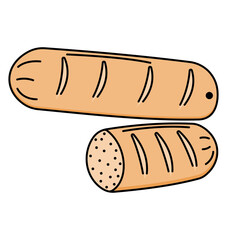 Sausage Illustration