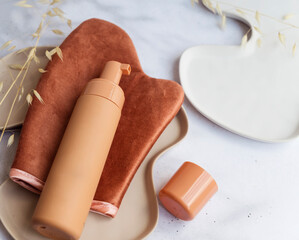 Self Tan Lotion .Self Tanning Foam 