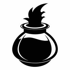 Inkpot Black silhouette
