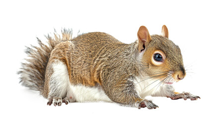 Obraz premium Squirrel isolated on transparent background, PNG