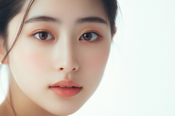 Fototapeta premium Close up portrait of a woman