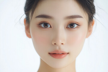 Close up portrait of a woman