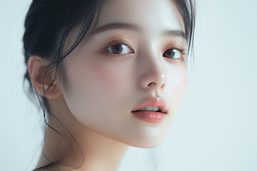 Close up portrait of a woman