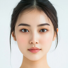 Close up portrait of a woman