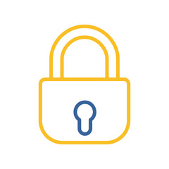Security lock icon. Privacy and data protection