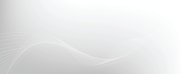 Abstract white wave background