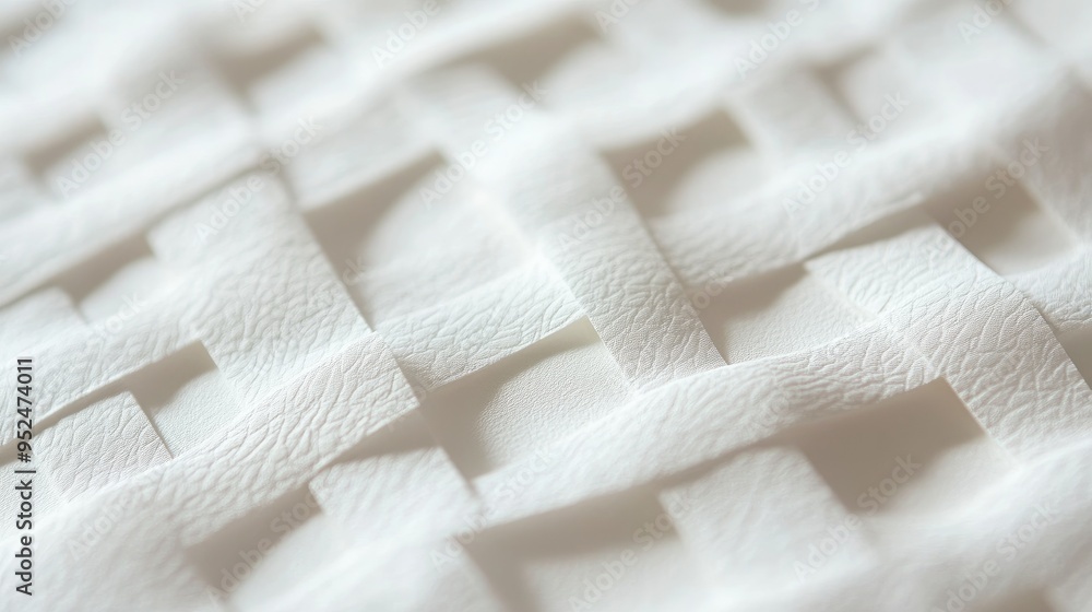 Poster a close-up of embossed paper with a subtle texture, highlighting the tactile quality of print design