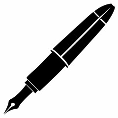 Fountain pen Black silhouette