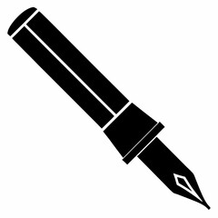 Fountain pen Black silhouette