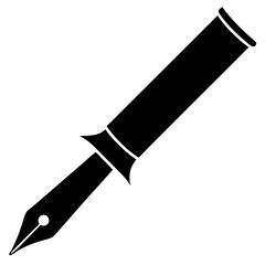 Fountain pen Black silhouette