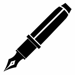 Fountain pen Black silhouette