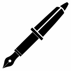 Fountain pen Black silhouette