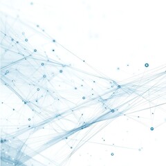 Abstract network background with blue lines and nodes, showcasing digital connections and technological aesthetics.