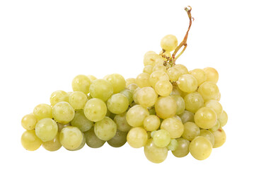 White grapes in PNG isolated on transparent background