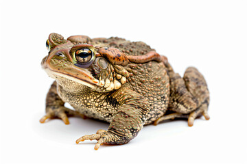Fototapeta premium a toad sitting on top of a white surface