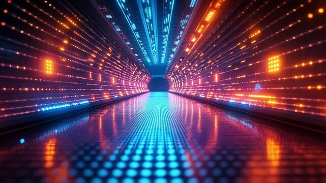 night light abstract music disco colorful party background footage