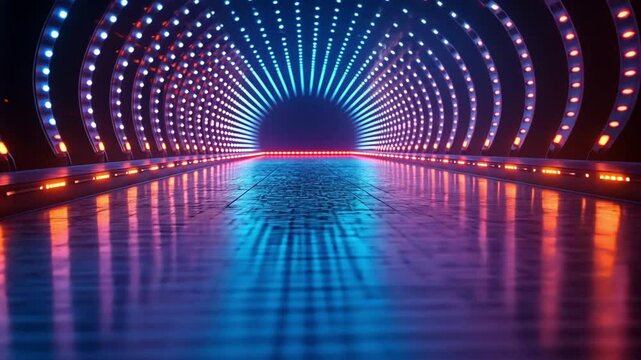 night light abstract music disco colorful party background footage