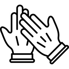 Safety Gloves Icon
