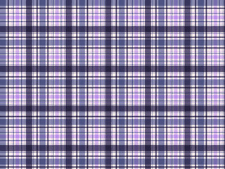 手描き風チェック柄のシームレスパターン　紫