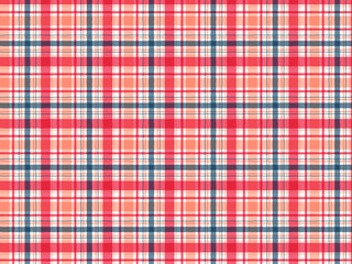 手描き風チェック柄のシームレスパターン　ピンク