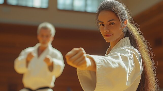 instructing on appropriate blocking technique