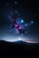 Space nebula and deep space galaxy. Cosmic universe concept. Image for poster, backdrop, abstract...