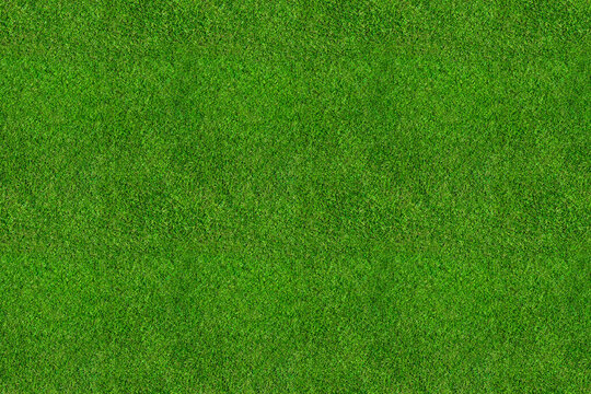 Grass background - an aerial top view of a large patch of some freshly cut, healthy, green grass. Image is ready to be tiled to create a much larger seamless pattern or higher resolution texture.
