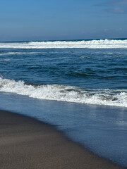 Beachscape with gentle waves