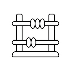 Abacus Frame vector icon