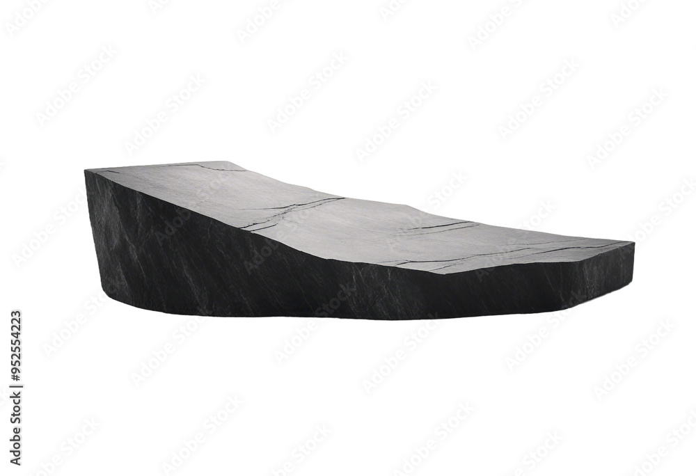 Poster black podium stone background rock product display 3d dark stand platform abstract stage scene isola