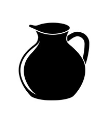 jug silhouette vector illustration