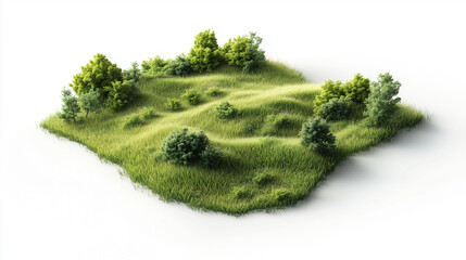A beautiful small forest clipart