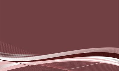 Maroon vector abstract background template with wavy elements and gradients for technology stock illustration