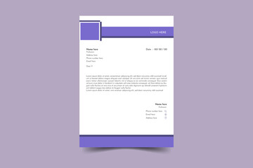 Creative and modern corporate business latter head