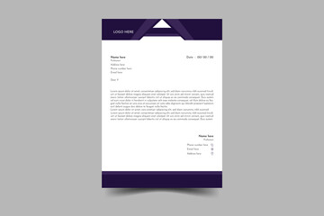 Creative and modern corporate business latter head