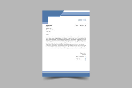 Creative and modern corporate business latter head
