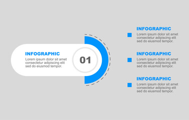 Vector infographic label design with step infographic template design. Can be used for process diagram, presentation, workflow layout, flow chart, infographic.