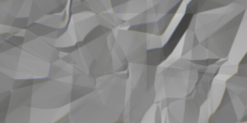 Fototapeta premium Gray crumpled paper texture background. white fabric crushed textured crumpled. white wrinkly backdrop paper background. gray paper texture material.panorama grunge wrinkly paper texture.paper texture