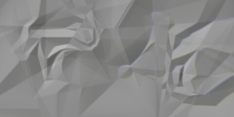 Fototapeta premium Gray crumpled paper texture background. white fabric crushed textured crumpled. white wrinkly backdrop paper background. gray paper texture material.panorama grunge wrinkly paper texture.paper texture